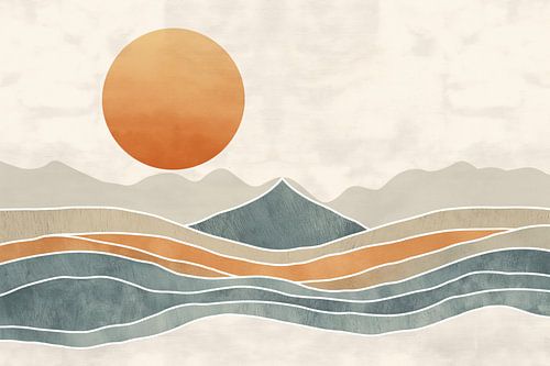 Abstrakte Landschaft