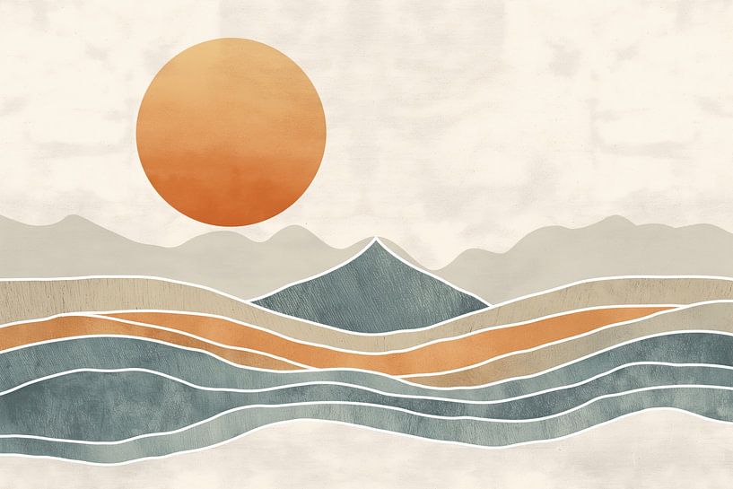 Abstract landscape by Imagine