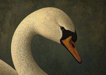 Zwaan Abstract van Modern Collection