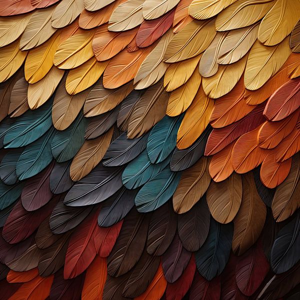 Veren Abstract van Abstract Schilderij