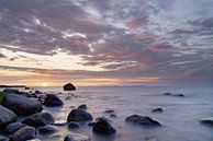 Coucher de soleil sur la plage de pierre par Ralf Lehmann Aperçu