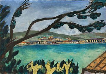 Max Beckmann - Kleine Landschaft aus Bandol (1938) von Peter Balan