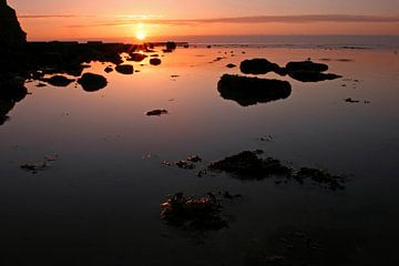 Sonnenuntergang auf Helgoland