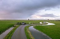 Birdwatchers in the polder by Koen van der Lee thumbnail