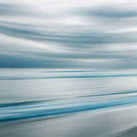 Seascape no 2 Abstract Zeegezicht van Peter Luckel