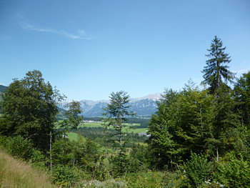 De alpen in Oostenrijk