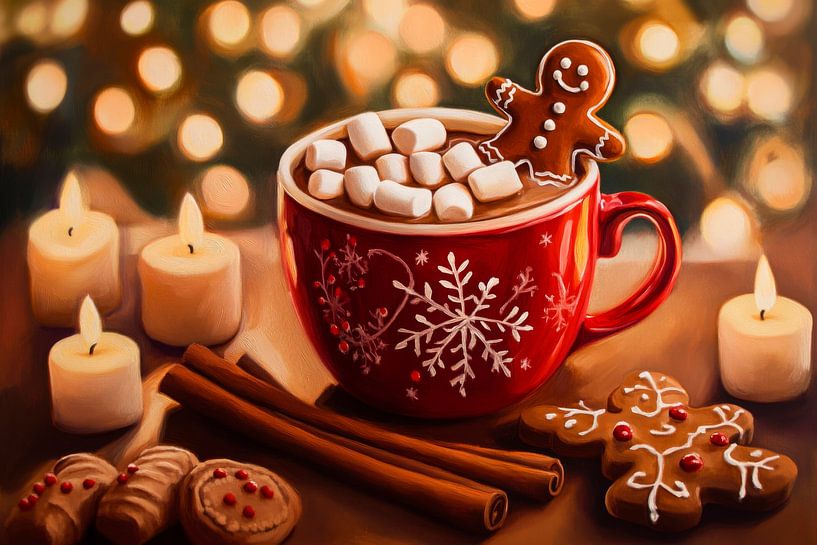 Weihnachtlicher Genuss von Poster Art Shop