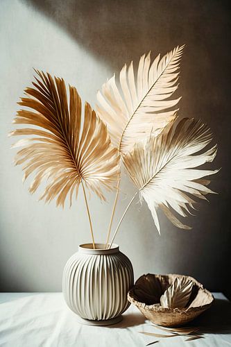 Dried Sun Palms Still Life