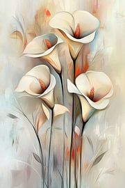 Fleurs abstraites sur Imagine