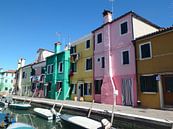 Gekleurde huisjes aan het water van Robin van Tilborg thumbnail