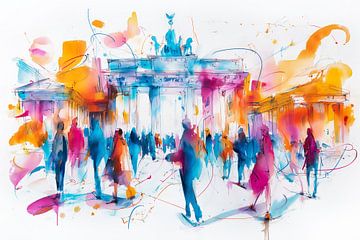 Brandenburger Tor Abstraktion von ARTemberaubend