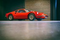 Ferrari Dino 246 GT klassieke Italiaanse sportwagen van Sjoerd van der Wal Fotografie thumbnail