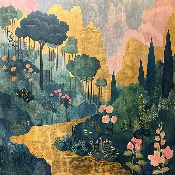 Mystic Canopy by Abstract Painting