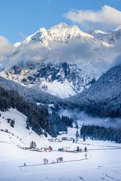 Rein in Taufers and the Rieserferner Group, Tauferer Ahrntal, South Tyrol by Christian Müringer