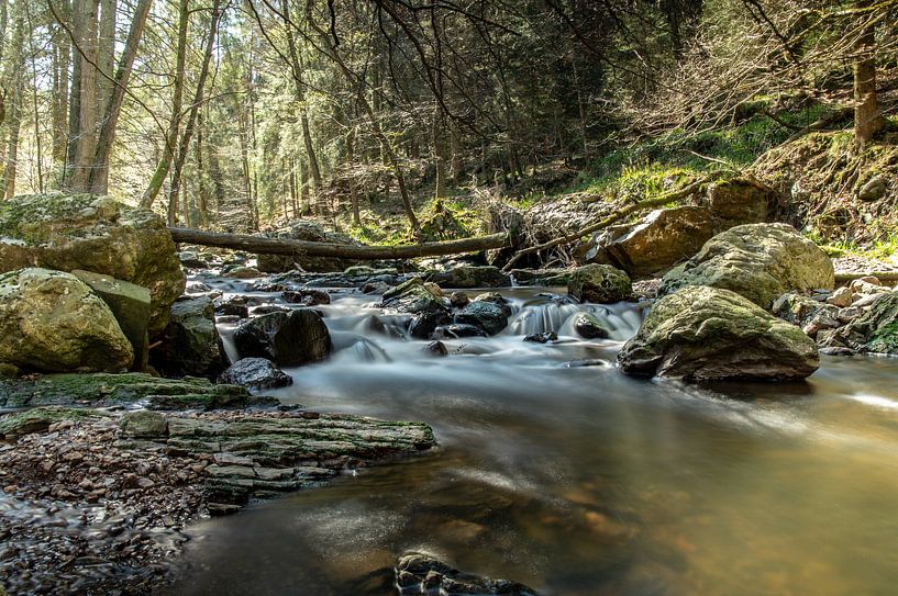 waterfall la hoegne belgium by Roy Schmidt