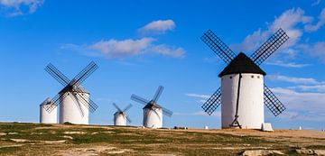 Vieux moulins Campo de Criptana sur Joke Beers-Blom