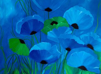 Blauer Mohn