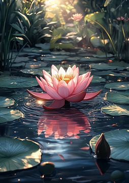 A Beautiful Lotus by R Pevitanada