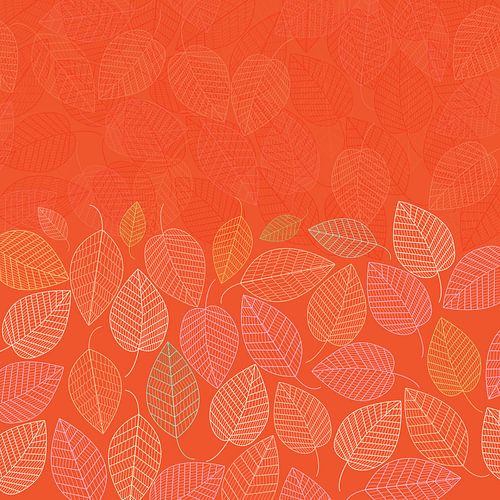 LEAVES ENSEMBLE ORANGE FLAME