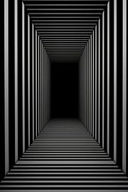 Minimal gestreiftes Zimmer von haroulita