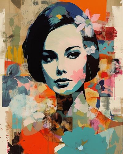 Moderne Collage mit einem Hauch von Vintage