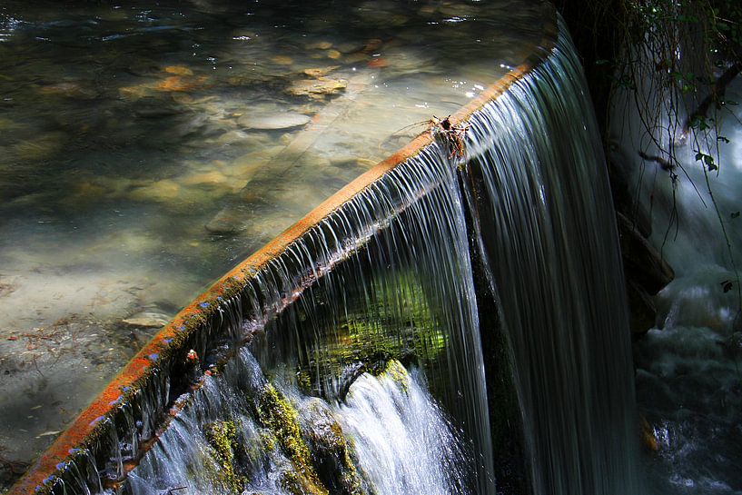 Chute d'eau verte par Cornelis (Cees) Cornelissen