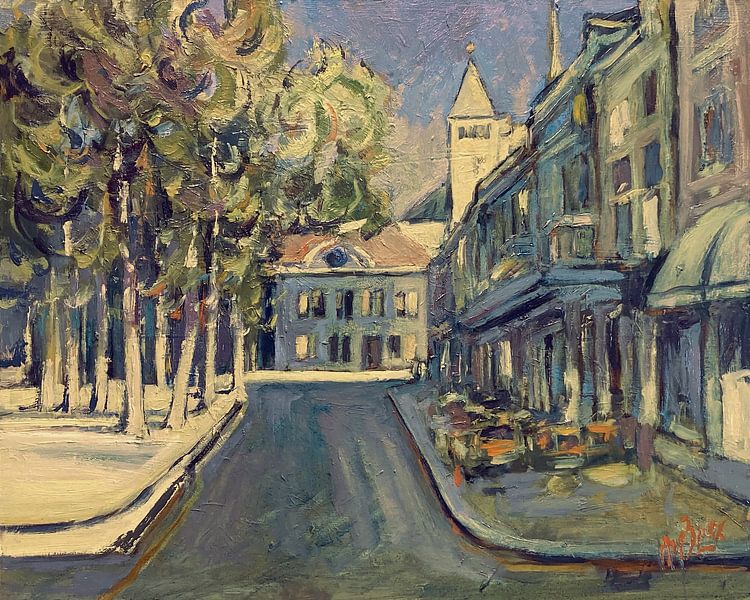 Sunny terrace at the Vrijthof by Nop Briex
