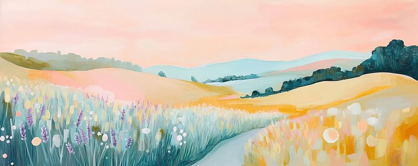 Paysage d'été par Peintures accrocheuses
