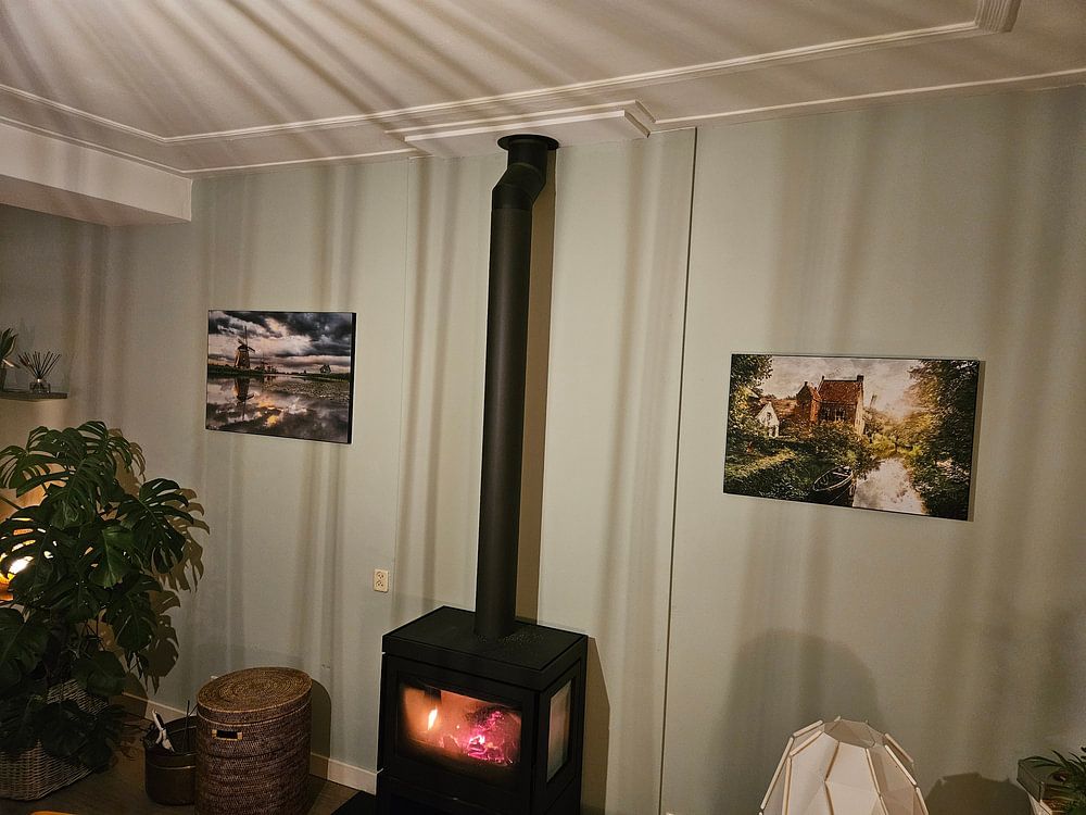 Altniederländische Landschaft gemalt von Arjen Roos