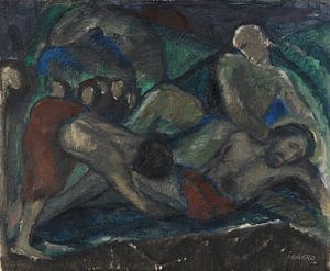 Josef Eberz - Grablegung (1914)