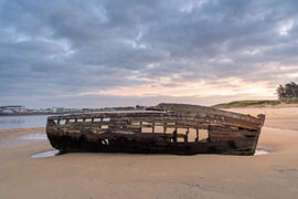 La barque abandonnée — Mémoire des marées sur Didier Laurent