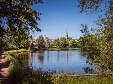 Blick auf die Stadt Geringswalde in Sachsen von Animaflora PicsStock