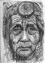 VROUW INDIAAN van Vincent Jacobs thumbnail