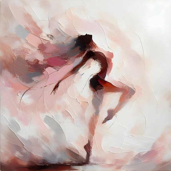 Pink Lady Dancing by FoXo Art