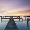 Zonsondergang Oldambtmeer Blauwestad van Rick Goede