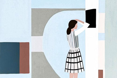 Minimalistisch ontwerp met geometrische vormen