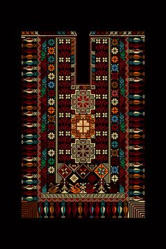 Modèle d'ornement Tatreez 51 sur Richard Laschon