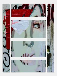 The face and the white heart