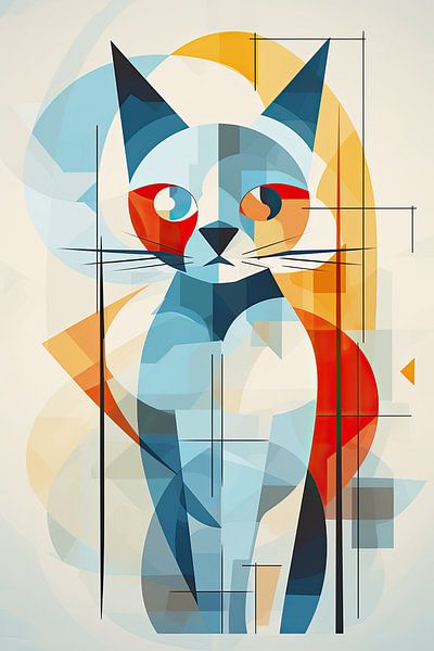 Cat abstract by Bert Nijholt