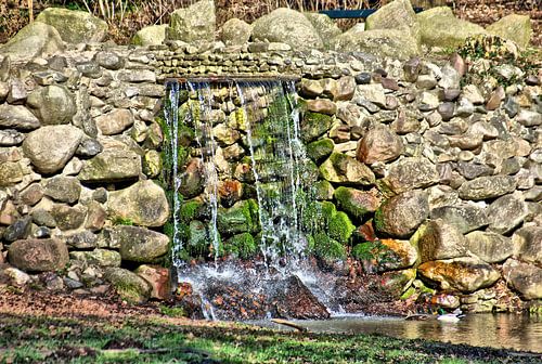 De waterval op landgoed Mariëndaal