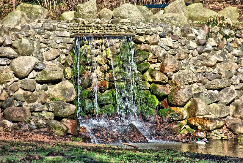 The waterfall on Mariëndaal estate by Jurjen Jan Snikkenburg