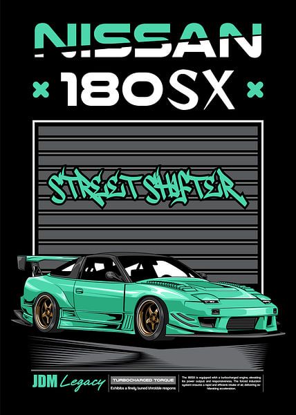 Nissan 180SX JDM Auto van Adam Khabibi