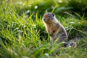 Arktisches Erdhörnchen in Kanada