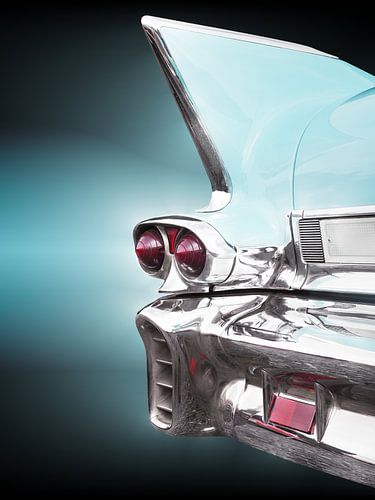 American classic car Sixty Special 1958 Tail fin by Beate Gube