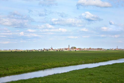 Paysage de la Hollande du Nord