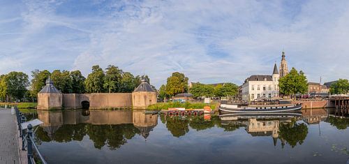 Panoramafoto Breda - Haven -Spanjaardsgat - Grote Kerk