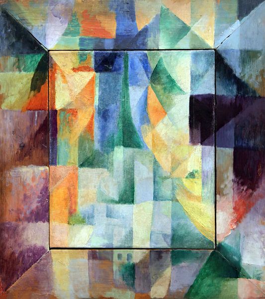 Fenêtre simultanée sur la ville de Robert Delaunay par Peter Balan