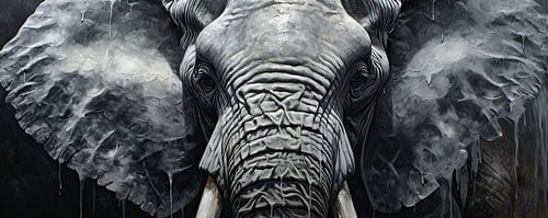Silent Power | Realistischer Elefant