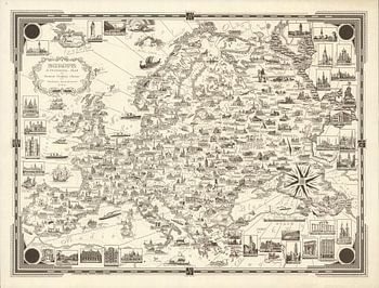 Europe : A pictorial map
