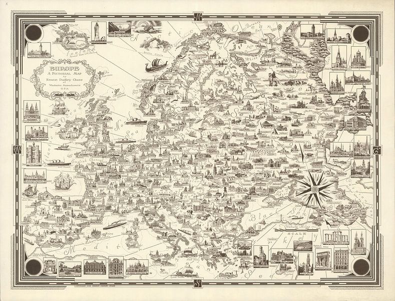 Europe : A pictorial map by World Maps